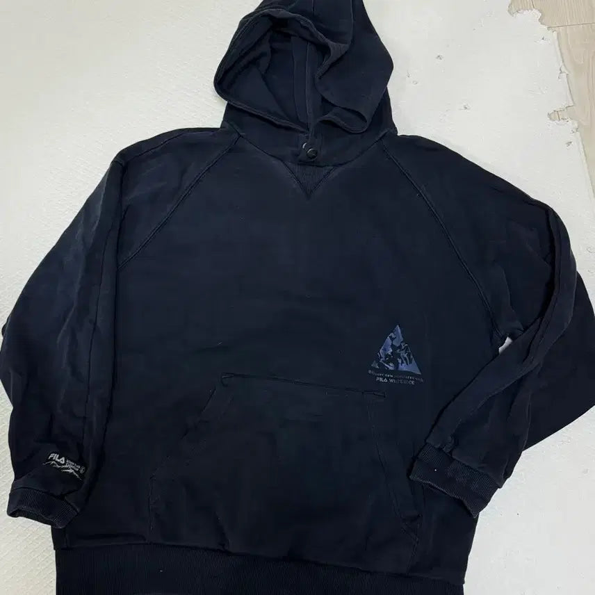 [BUNJANG] Fila FS2POG3111X Black Hoodie Size L / 휠라 FS2POG3111X 후드티