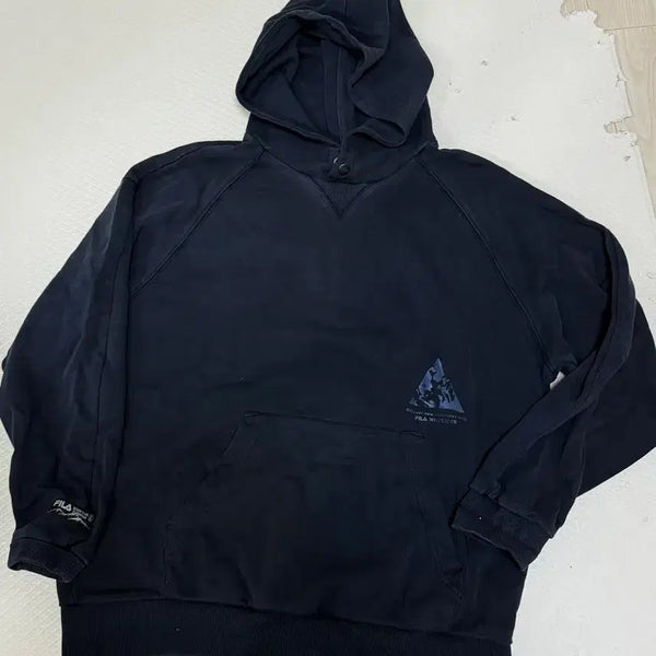 [BUNJANG] Fila FS2POG3111X Black Hoodie Size L / 휠라 FS2POG3111X 후드티