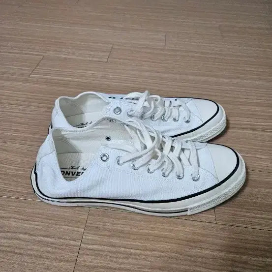 [BUNJANG] Converse Chuck Taylor 70s White Sneakers / 컨버스 척테일러 70s 화이트 270