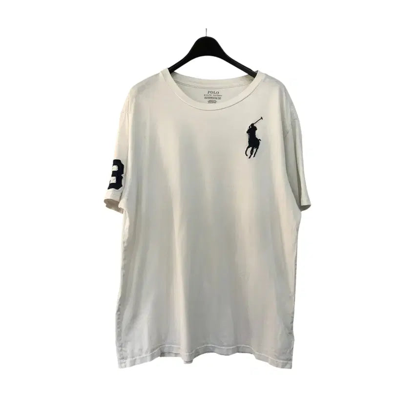 [BUNJANG] Polo Ralph Lauren Big Pony White T-Shirt / [XL] 폴로 빅포니 화이트 반팔티