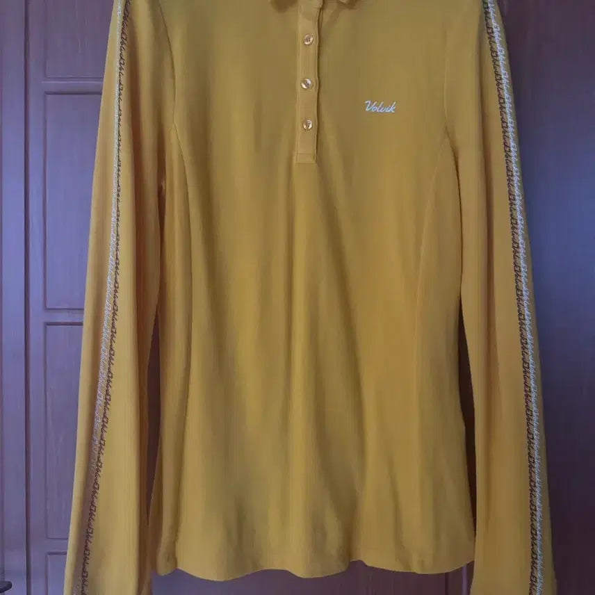 [BUNJANG] Volvik Collar T-Shirt Yellow / 볼빅 카라 티셔츠 옐로우