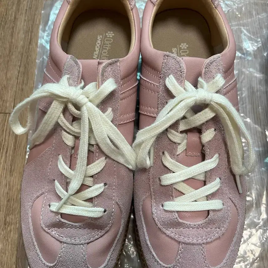 [BUNJANG] Spao Unileather German Army Pink Sneakers Size 270 / 270) 슈펜 유니레더 독일군 핑크