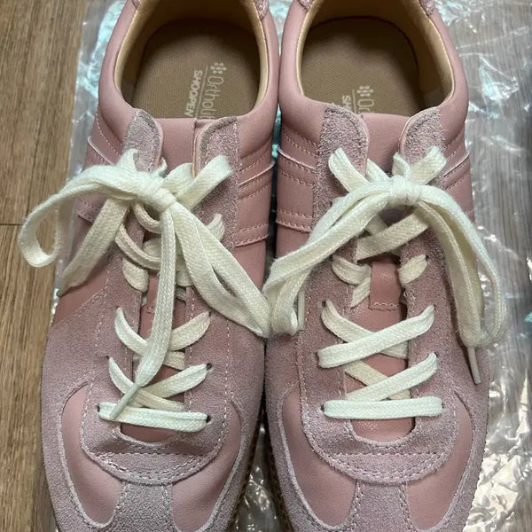 [BUNJANG] Spao Unileather German Army Pink Sneakers Size 270 / 270) 슈펜 유니레더 독일군 핑크