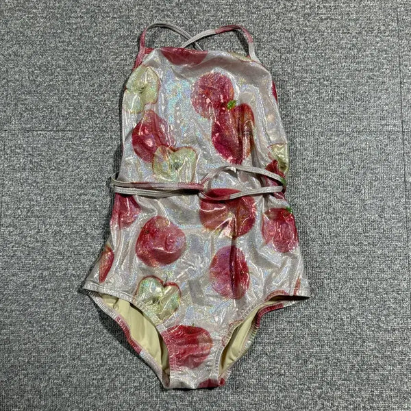 [BUNJANG] Barrel Reflection Apple Tie-Back One-Piece Swimsuit / 배럴 리플렉션 애플 타이백 원피스 수영복 85