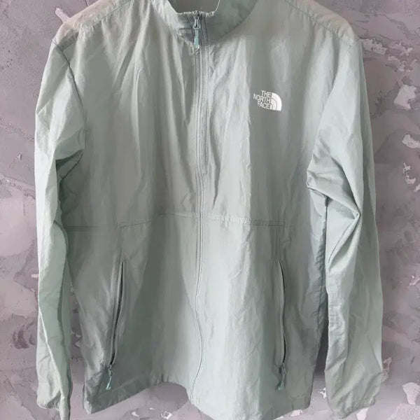 [BUNJANG] The North Face Mint Windbreaker Jacket L / 노스페이스 바람막이 민트색 L