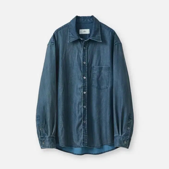 [BUNJANG] Years Ago Lyocell Denim Shirt L / 이얼즈어고 라이오셀 데님 포이카 셔츠 L 새상품