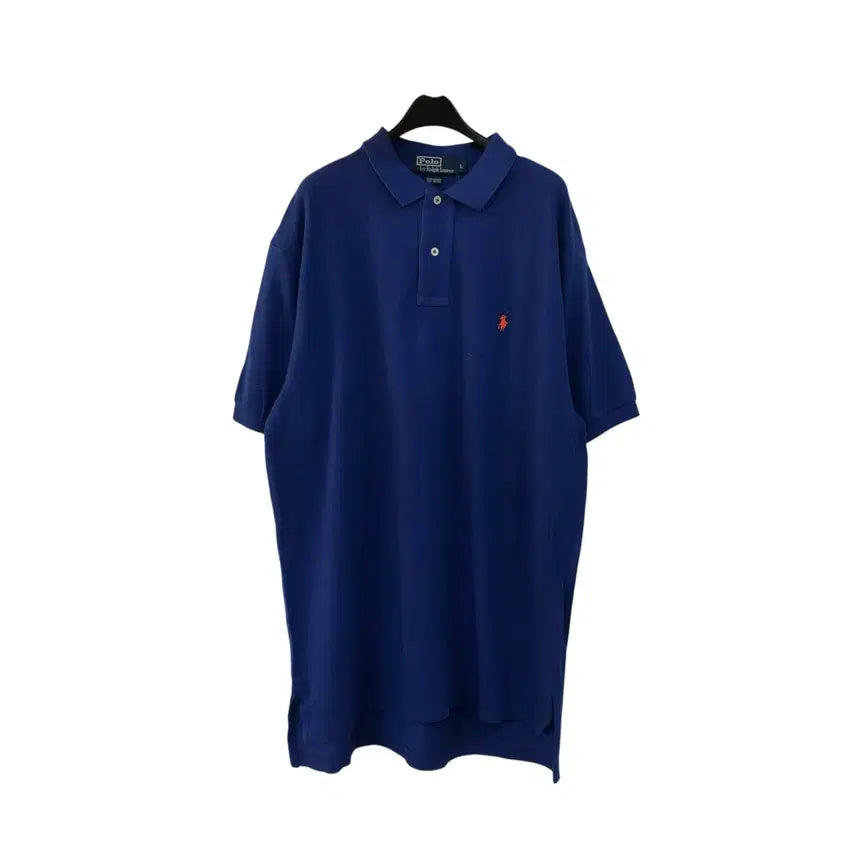 [BUNJANG] Polo Ralph Lauren Blue Short Sleeve Polo Shirt / [L] 폴로 블루 반팔 카라티