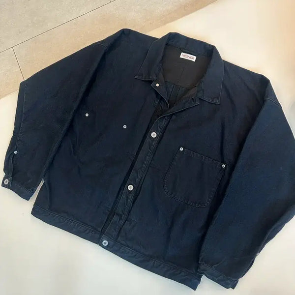 [BUNJANG] Niceness D. MCCREADY Black Indigo Denim Shirt (Size M) / Niceness D. MCCREADY Black indigo (m)