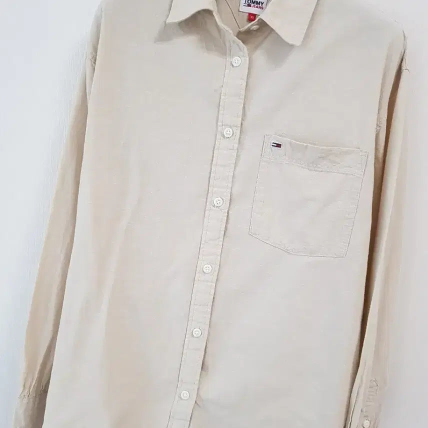 [BUNJANG] Tommy Hilfiger Women's Linen Shirt / 타미힐피거 정품 여성린넨셔츠