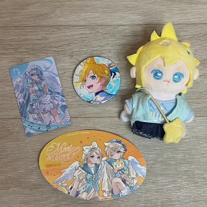 [BUNJANG] REN Pop-up Doll & Woori Bank Badge Set / 렌 팝업 인형 & 월링뱃지