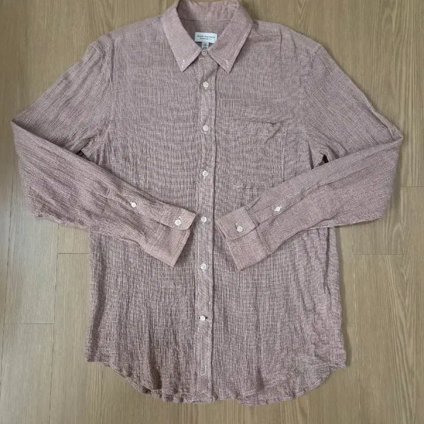 [BUNJANG] Club Monaco Red-Brown Shirt / 클럽모나코(CLUB MONACO) 레드브라운 셔츠