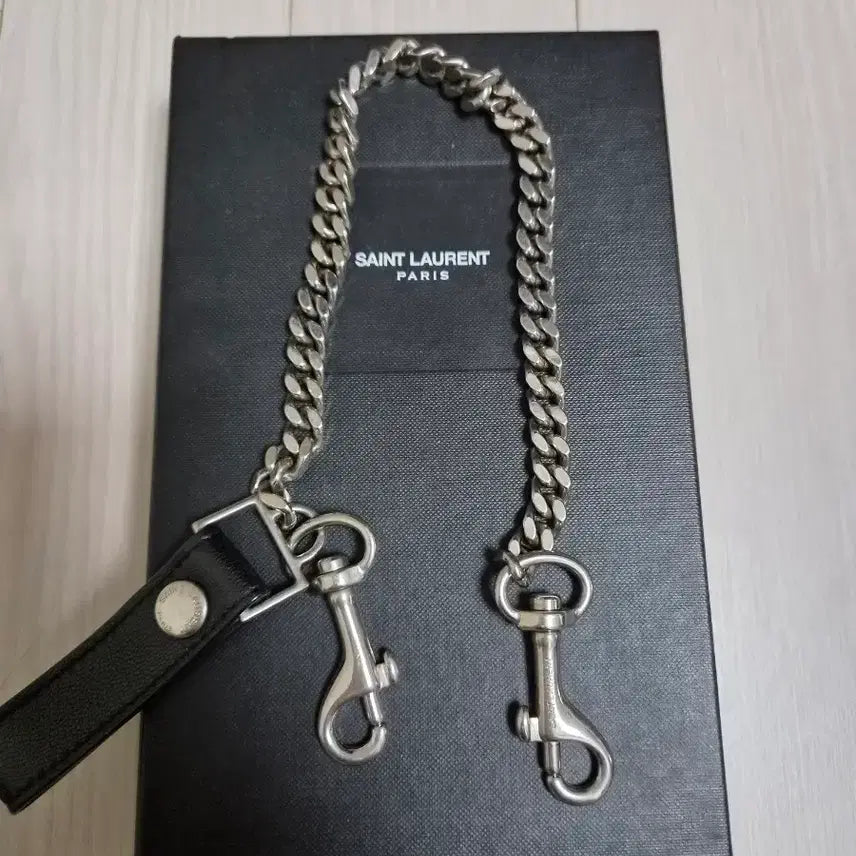 [BUNJANG] Saint Laurent Hedi Slimane Era Metal Chain Wallet Accessory / 생로랑 아카이브 에디시즌 체인