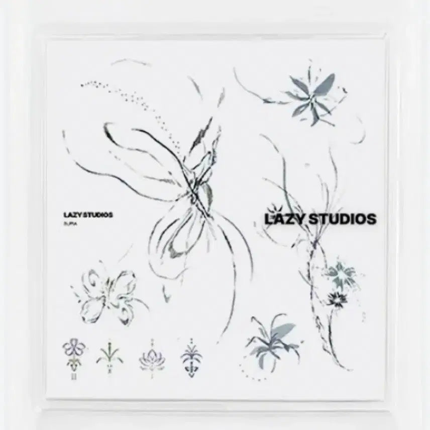 [BUNJANG] Lazy Studio Tattoo Sticker Set (2 Sheets) / 레이지스튜디오 타투스티커 2장