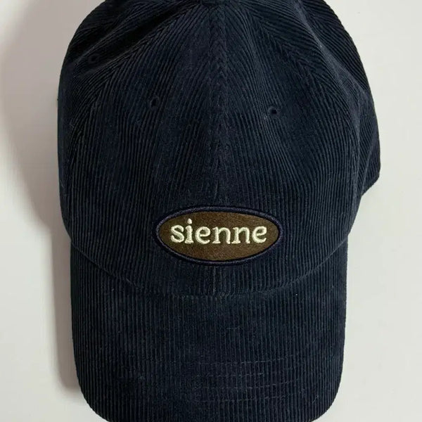 [BUNJANG] SIENNE Corduroy Ball Cap Navy / SIENNE 시엔느 코듀로이 볼캡 모자 네이비