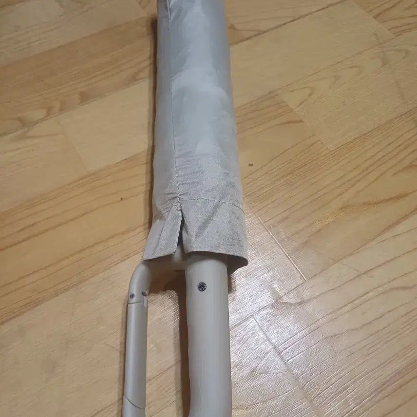 [BUNJANG] Large Beige Automatic Folding Umbrella / 자동 접이식 베이지 단색 우산 대형
