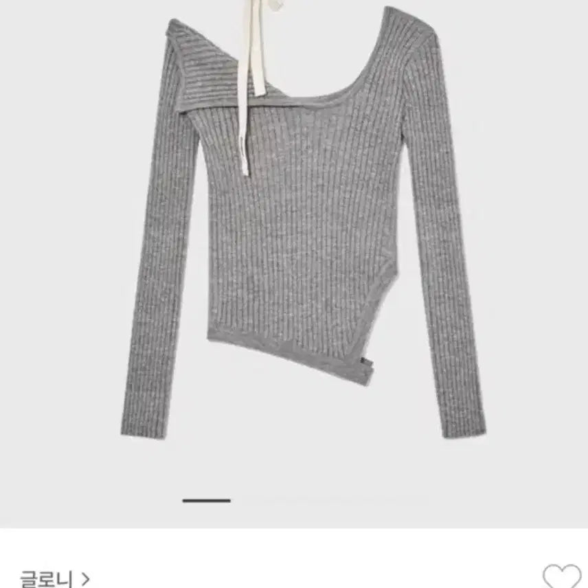 [BUNJANG] Glowny ISA Knit Grey / 글로니 아이사 ISA 니트 그레이