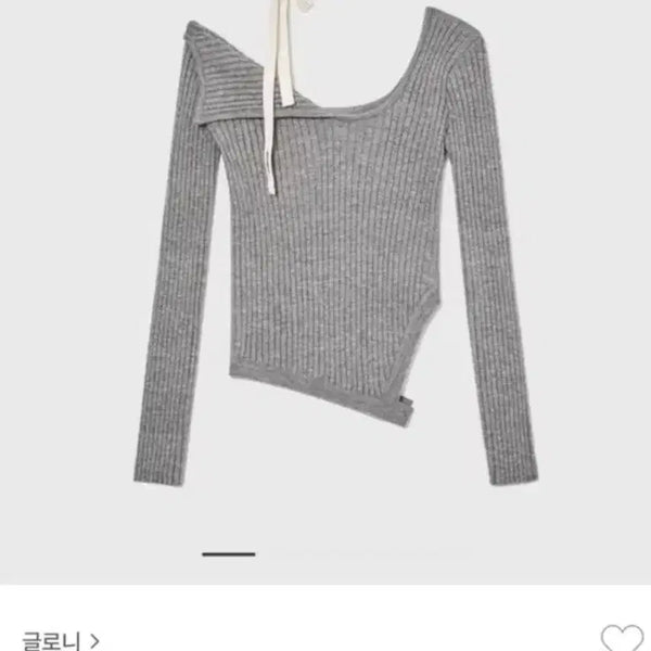 [BUNJANG] Glowny ISA Knit Grey / 글로니 아이사 ISA 니트 그레이
