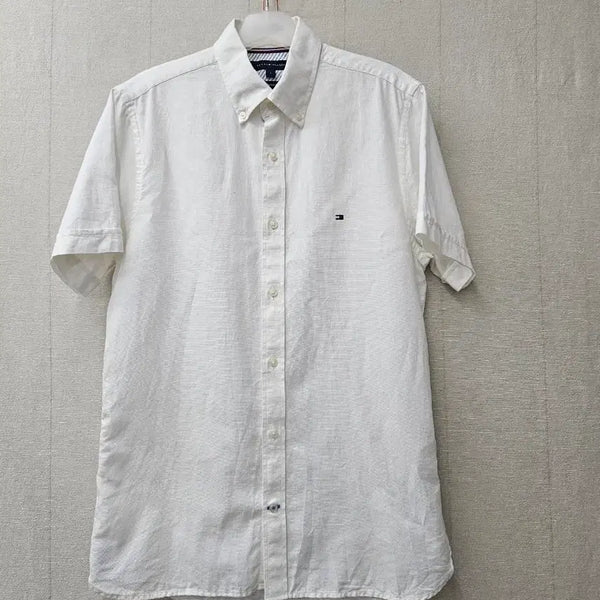 [BUNJANG] Tommy Hilfiger Linen Blend Short Sleeve Shirt / 타미힐피거 린넨반팔셔츠 S(미착용)