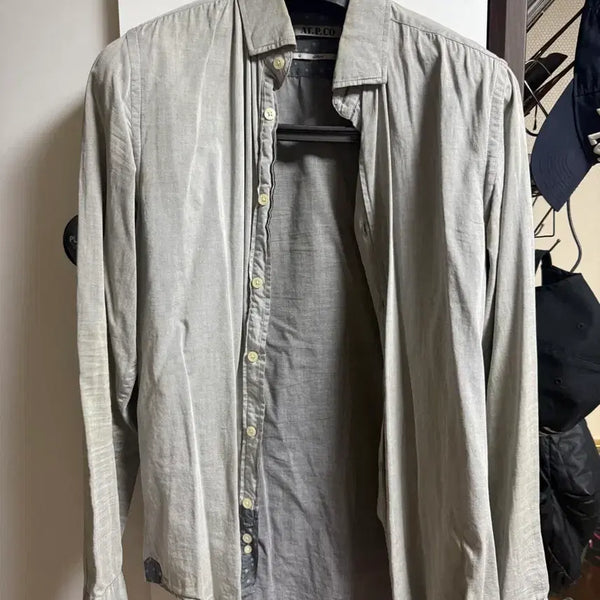 [BUNJANG] AT.P.CO Italian Grey Shirt / At.p.co 이태리 셔츠 그레이