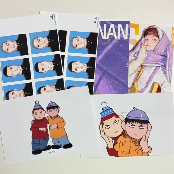 [BUNJANG] Slam Dunk Printing Box Art Set / 슬램덩크 프박 프린팅박스 슬덩 농놀 영모 영모작가