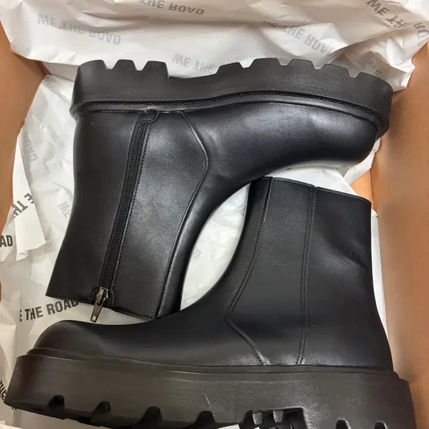 [BUNJANG] Withroad Square Toe Ankle Chelsea Boots Black / (미개봉 상품) 위더로드 스퀘어토 앵클 첼시부츠 블랙