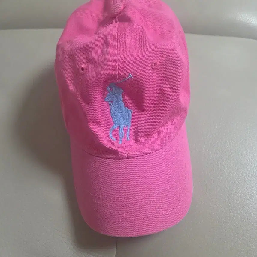 [BUNJANG] Ralph Lauren Pink Logo Embroidered Cap / 폴로모자