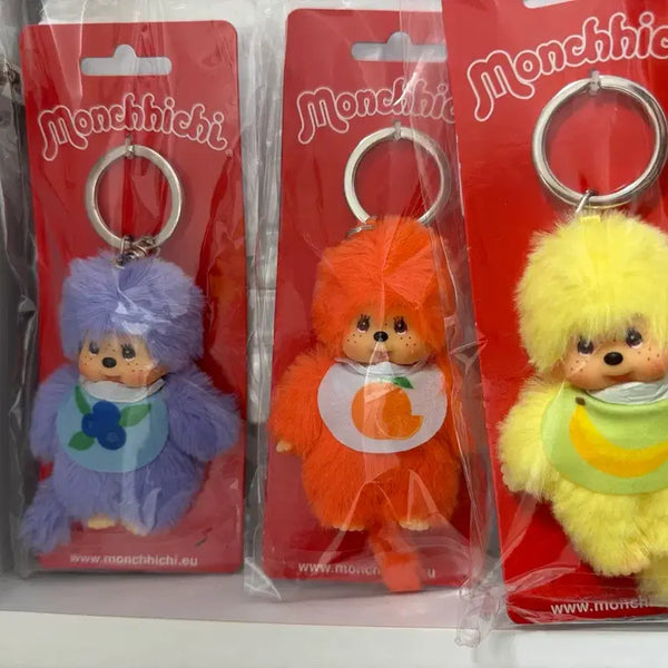 [BUNJANG] Monchhichi Fruit Keyring (European Edition) / 유럽판 몬치치 후르츠 키링 미개봉(당일발송)