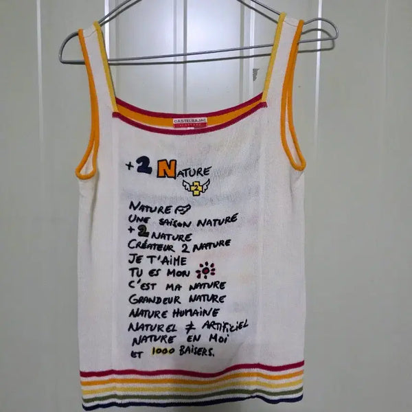 [BUNJANG] CASTELBAJAC Sleeveless Knit Vest / 까스텔바작 민소매 니트