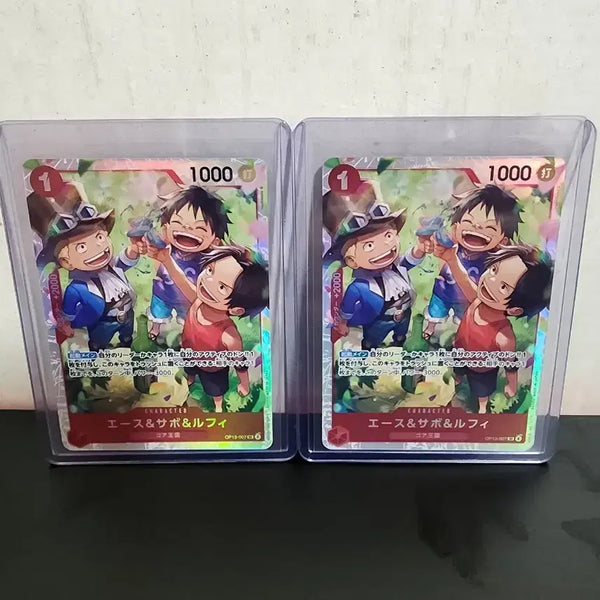 [BUNJANG] One Piece TCG Legacy of Strength "Three Brothers" 2-Card Bundle Set / 원피스 tcg 계승되는의지 삼형제 2장 일괄