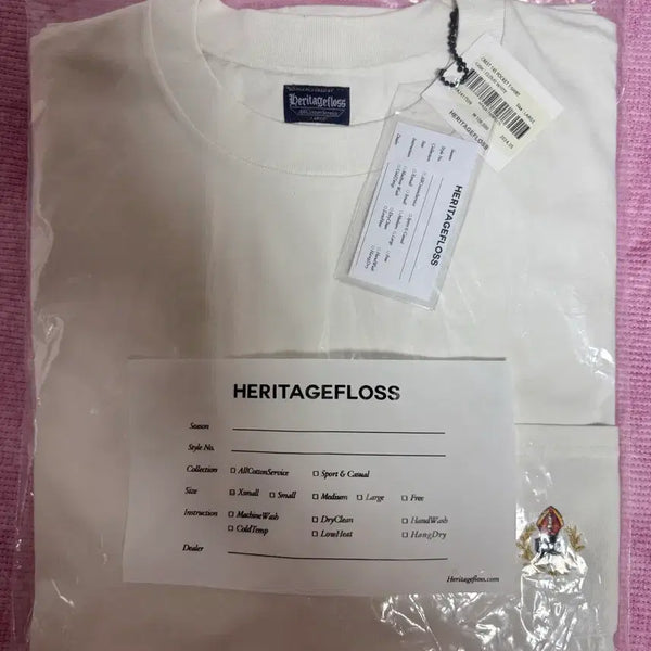[BUNJANG] Heritage Floss Crest 14S Pocket Tee / 헤리티지 플로스 반팔