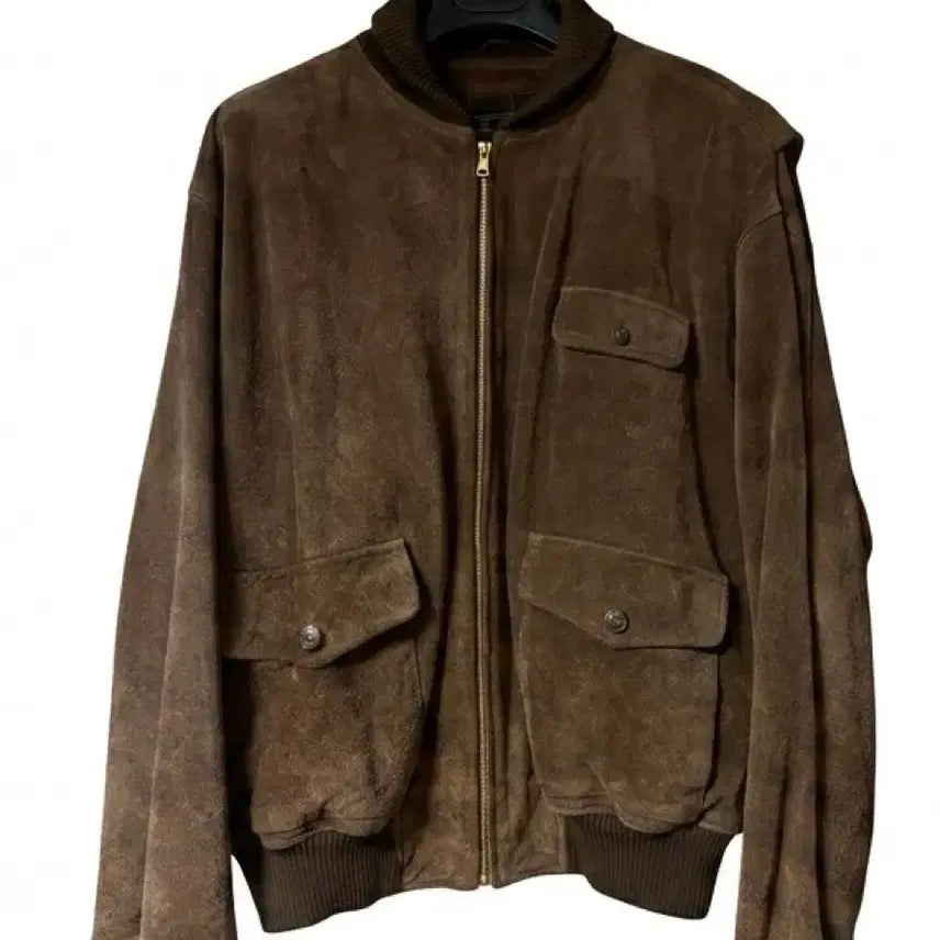 [BUNJANG] Polo Country 90s Suede Bomber Jacket XL / 90's 폴로 컨트리 스웨이드 봄버 자켓