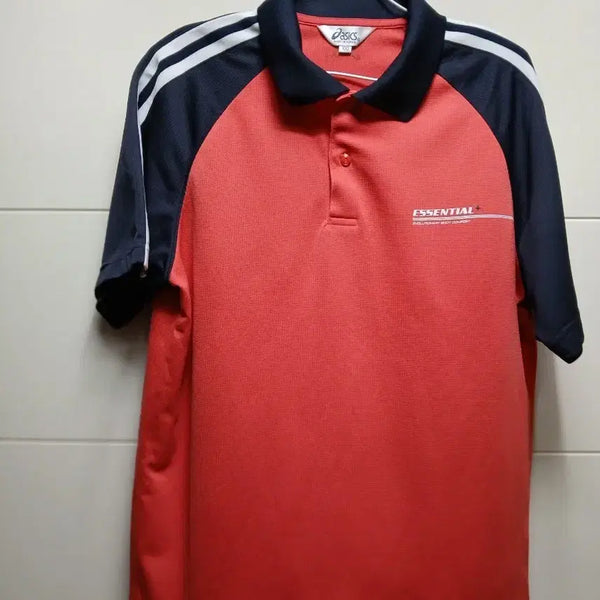 [BUNJANG] ASICS Essential Short Sleeve Polo T-Shirt / 아식스 에센셜 기능성 반팔 카라티셔츠100