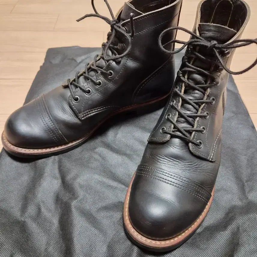 [BUNJANG] Red Wing Iron Ranger 8086 Charcoal Rough & Tough Boots / [8.5D]레드윙 아이언레인저 8086 차콜 러프앤터프