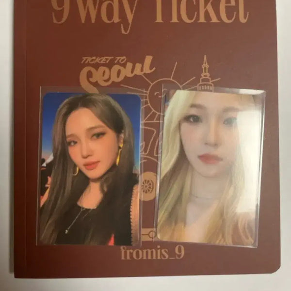 [BUNJANG] fromis_9 wego 9 Way Ticket Album Seoyeon Chaeyoung / 프로미스나인 프나 위고 wego 앨범 9Way Ticket 노지선 백지헌(급처)