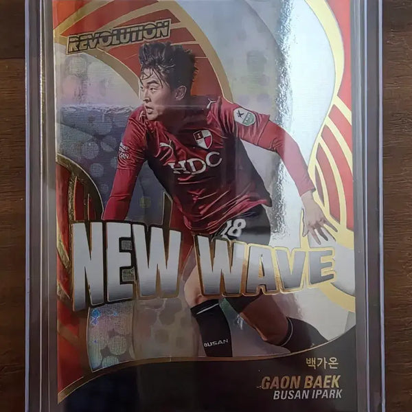 [BUNJANG] 2026 Panini Revolution K League Soccer Card Baek Ga-on (Insert) / 2026 파니니 레볼루션 K리그 축구카드 부산 백가온 (인서트)