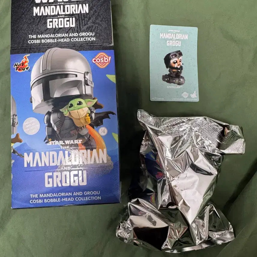 [BUNJANG] Hot Toys Star Wars The Mandalorian & Grogu Bobble-Head Figure / 코스비 스타워즈 만달로리안과그로구 안젤란