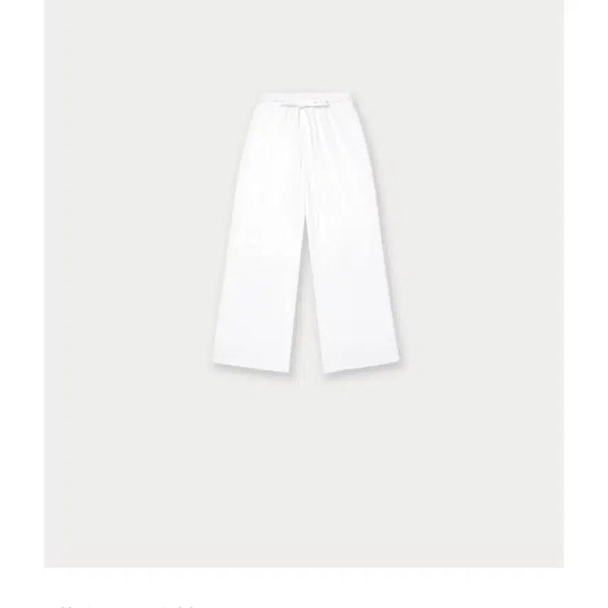 [BUNJANG] Ont Heel Pants Long White / 온트 힐로팬츠 롱 화이트