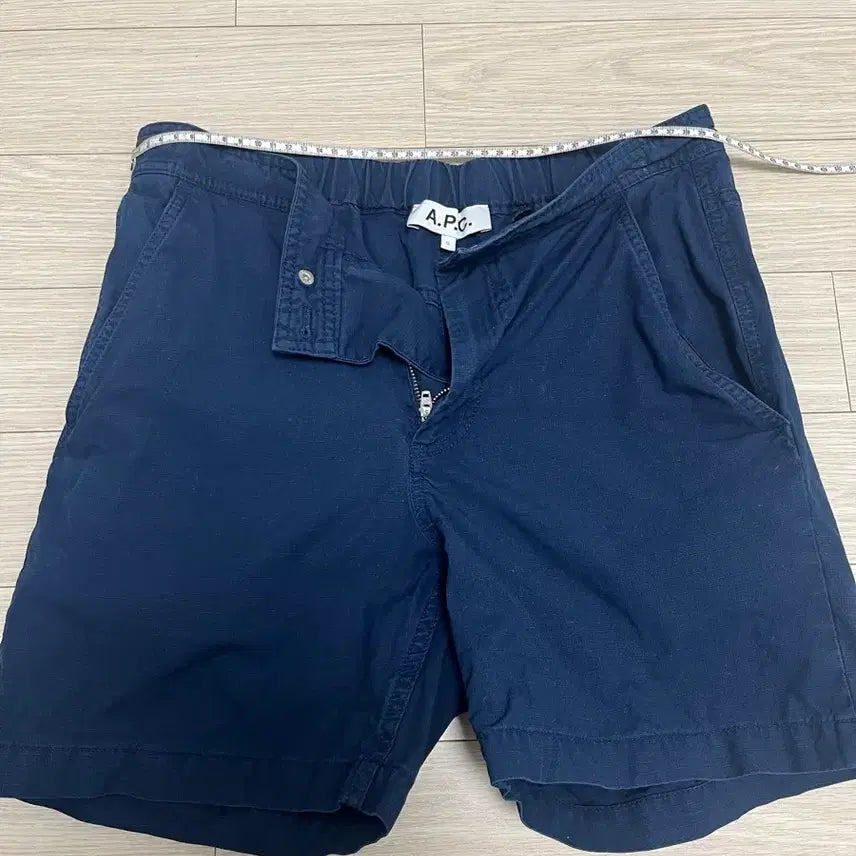 [BUNJANG] A.P.C. Navy Blue Casual Shorts / A.P.C. 네이비 반바지