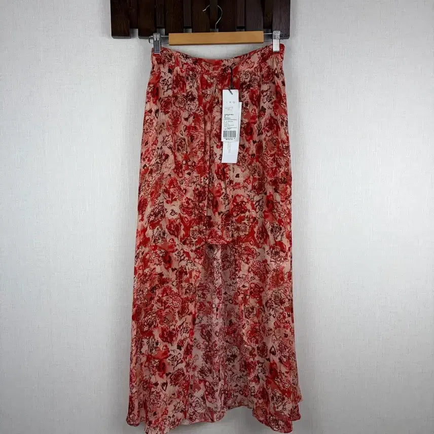 [BUNJANG] Satin Ribbon Detail Midi Skirt / 판매완료