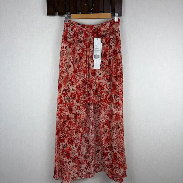 [BUNJANG] Satin Ribbon Detail Midi Skirt / 판매완료
