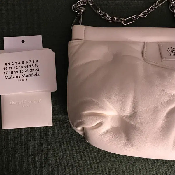 [BUNJANG] Maison Margiela Glam Slam White Chain Bag / 메종마르지엘라 글램 슬램 화이트
