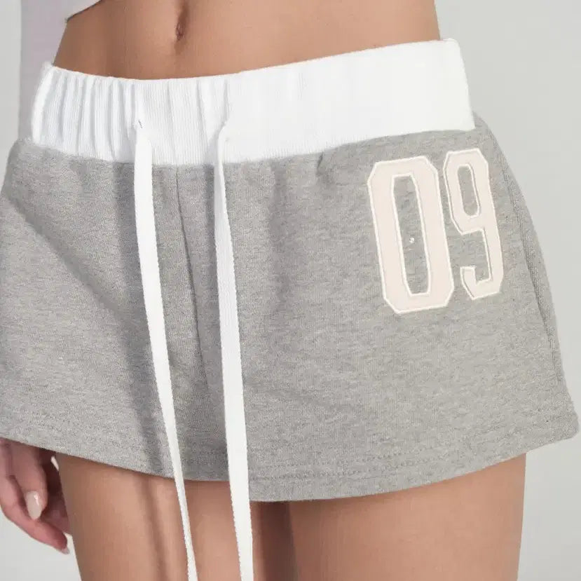 [BUNJANG] Clashisir 09 Numbering Shorts Gray/Pink / 클리시어 09 Numbering shorts, Gray/Pink (오늘만 이가격)