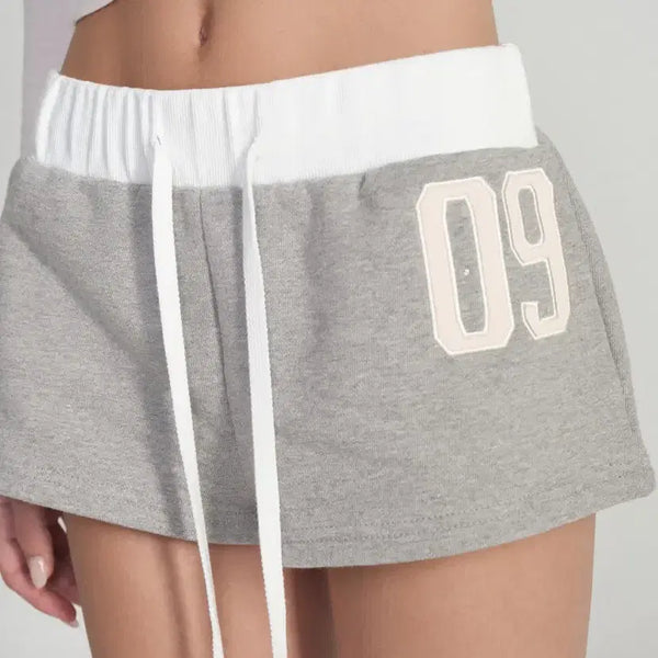 [BUNJANG] Clashisir 09 Numbering Shorts Gray/Pink / 클리시어 09 Numbering shorts, Gray/Pink (오늘만 이가격)