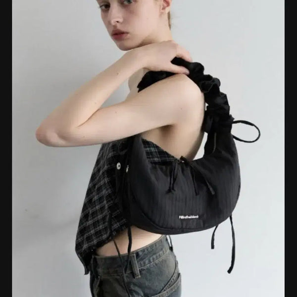 [BUNJANG] Fill The Blank 2-Way Shirt Bag / 필인더블랭크 Shirt 2-way Bag 셔츠 백 스트링 백