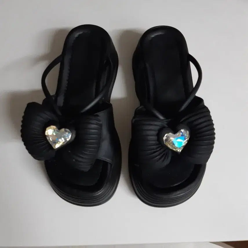 [BUNJANG] Platform Wedge Slippers (235mm) / 통굽 슬리퍼(235사이즈)