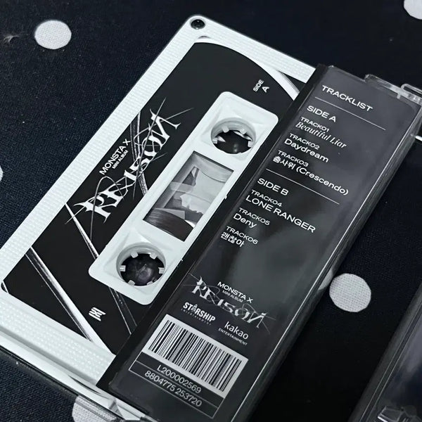 [BUNJANG] MONSTA X Reason Ver. A Cassette Tape / 몬스타엑스 리즌 뷰라 카세트 테이프