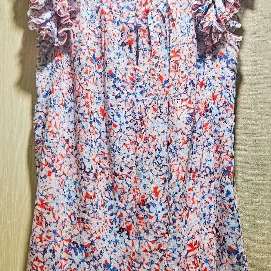 [BUNJANG] Banana Republic Floral Frill Blouse / 바나나 리퍼블릭 플로럴 프릴 블라우스