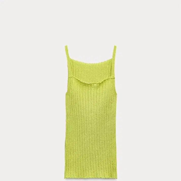[BUNJANG] Zara Ribbed Knit Basic Top / ZARA 자라 골지 니트 베이직 탑