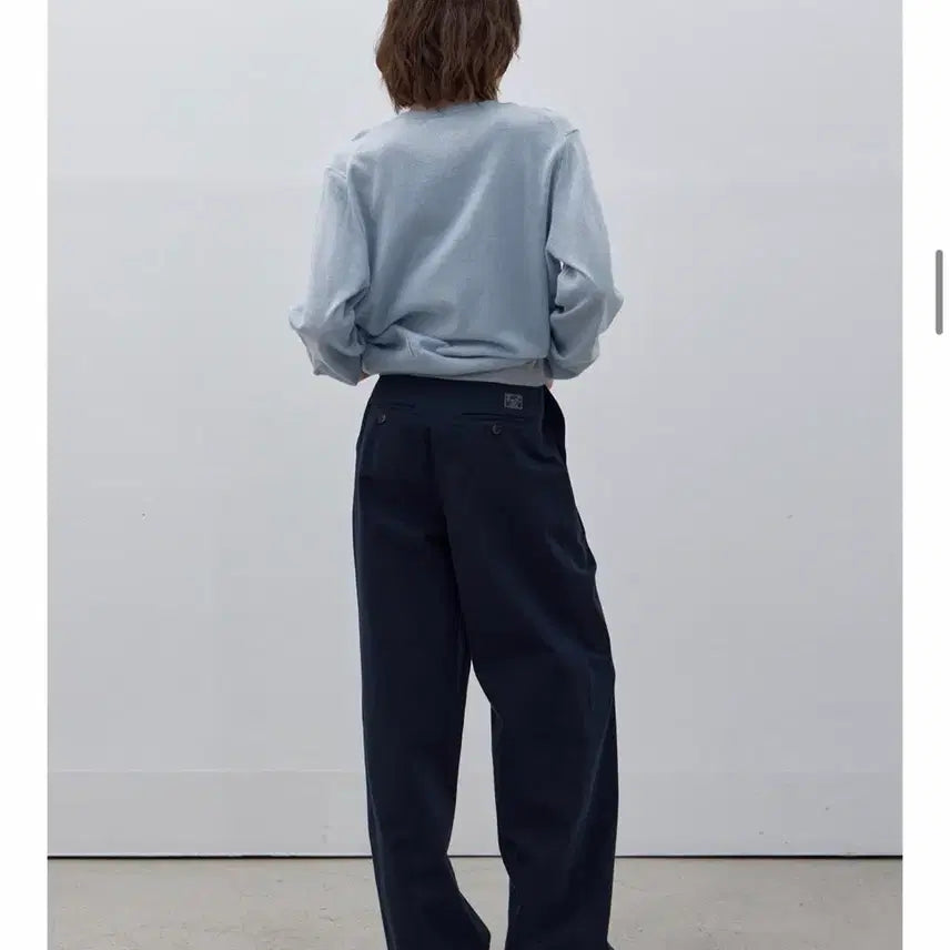 [BUNJANG] Core de Classic Cotton Twill Slacks Navy / 새상품 택o) 코어드 클래식 코튼 슬랙스 네이비