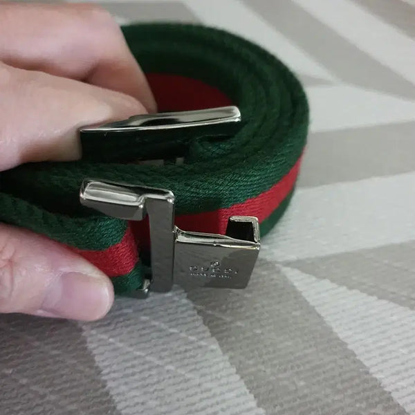 [BUNJANG] Gucci Stripe Pattern Women's Belt / GUCCI벨트